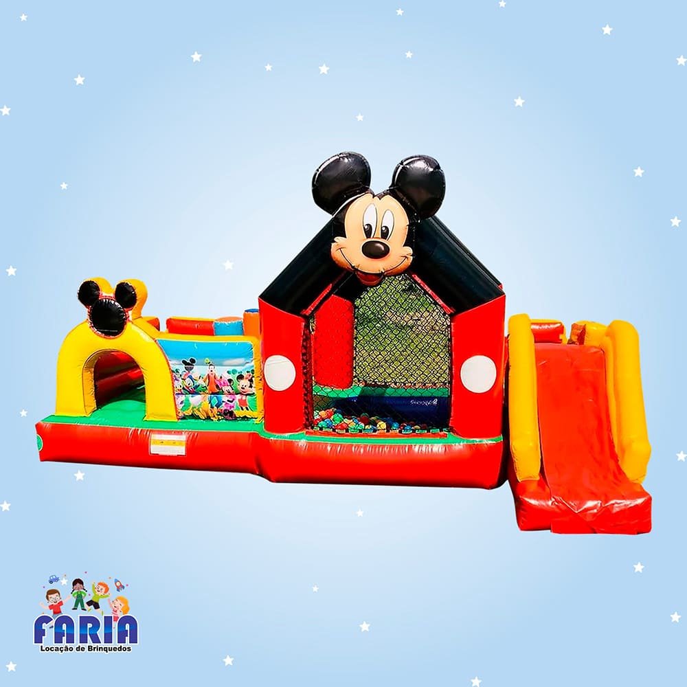 Multi Park Mickey 3 em 1 - Faria Brinquedos - Locação de Brinquedos em Cuiabá - 02