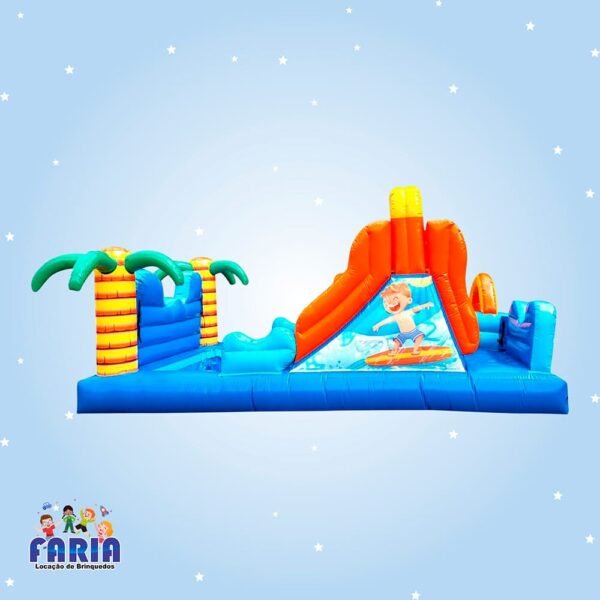 Multi Park Tchibum Inflável 3 em 1 - Faria Brinquedos - Locação de Brinquedos em Cuiabá