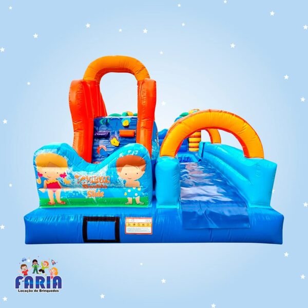 Multi Park Tchibum Inflável 3 em 1 - Faria Brinquedos - Locação de Brinquedos em Cuiabá