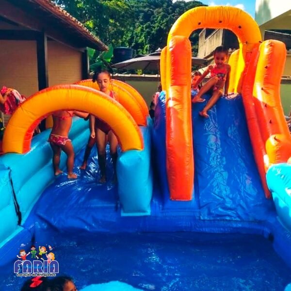 Multi Park Tchibum Inflável 3 em 1 - Faria Brinquedos - Locação de Brinquedos em Cuiabá
