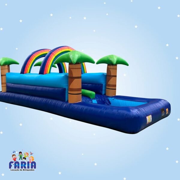 Radical Slide Inflável - Faria Brinquedos - Locação de Brinquedos em Cuiabá