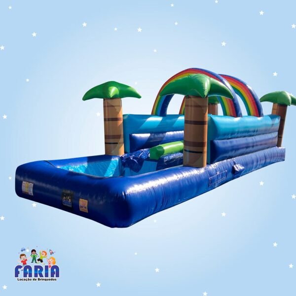 Radical Slide Inflável - Faria Brinquedos - Locação de Brinquedos em Cuiabá