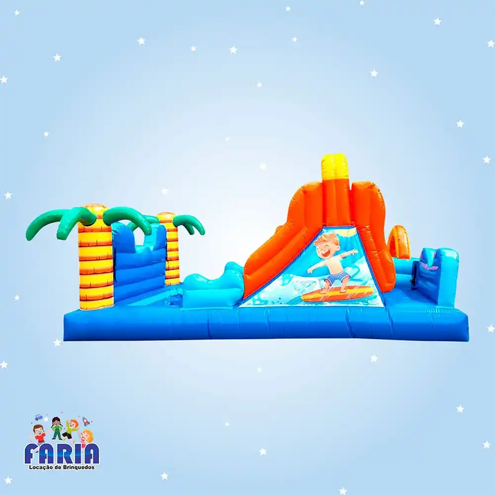 Multi Park Tchibum Inflável 3 em 1 - Faria Brinquedos - Locação de Brinquedos em Cuiabá
